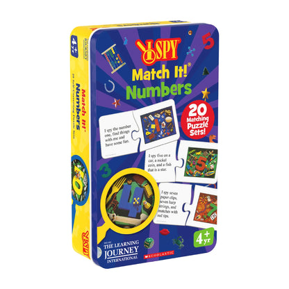 The Learning Journey I Spy Match It! Tin - Numbers