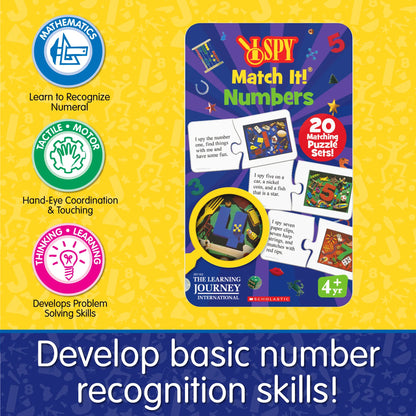 The Learning Journey I Spy Match It! Tin - Numbers