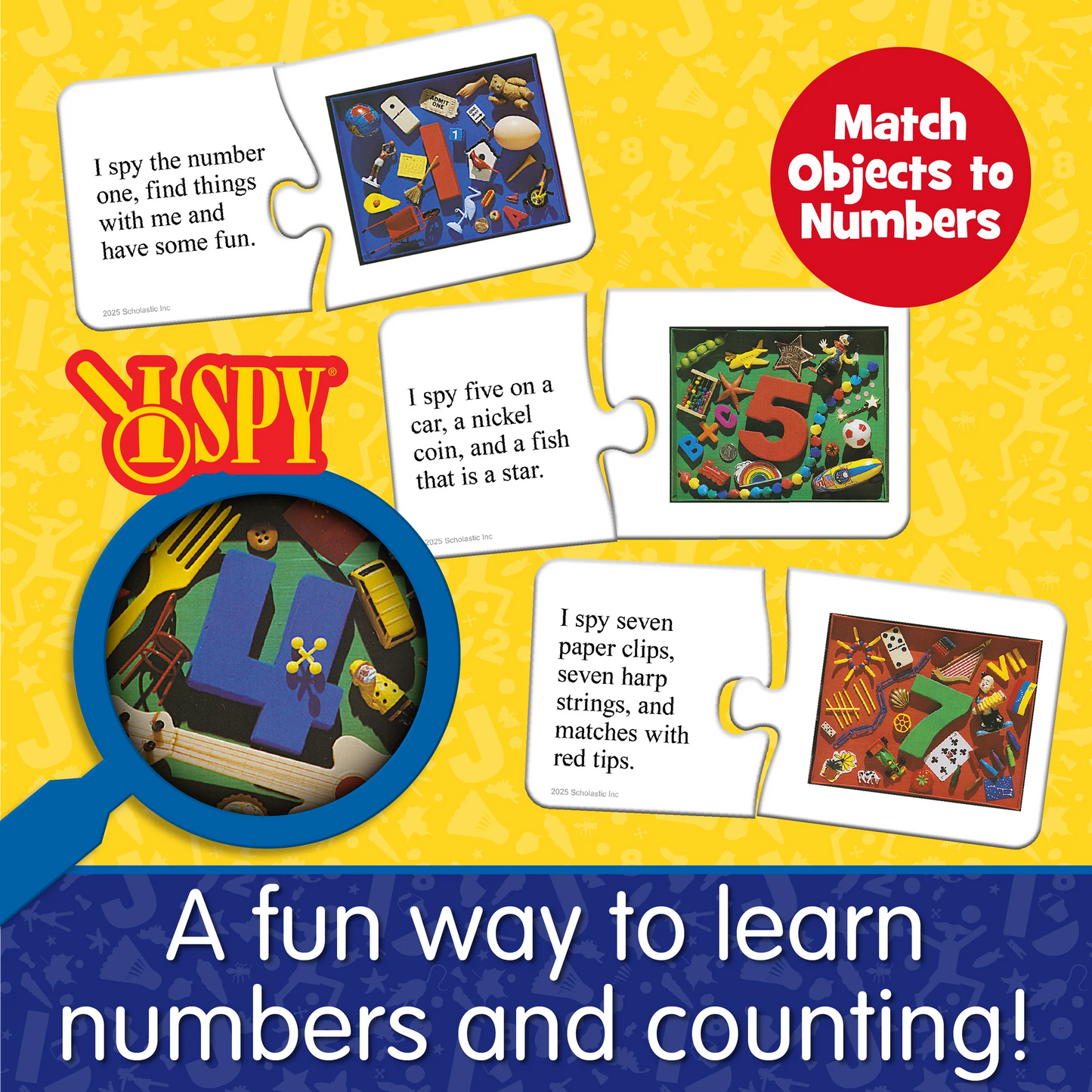 The Learning Journey I Spy Match It! Tin - Numbers
