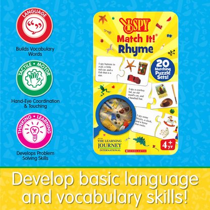 The Learning Journey I Spy Match It! Tin - Rhyme