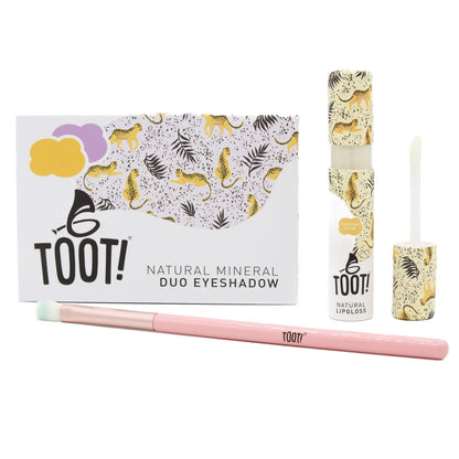 TOOT! Cheetah Glow Eyeshadow and Lipgloss Box Set