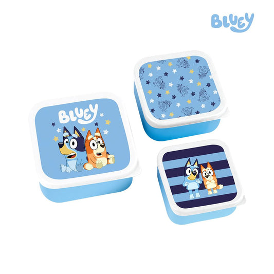 Totsafe Bluey Adventure Gear 3-Piece Snack Box