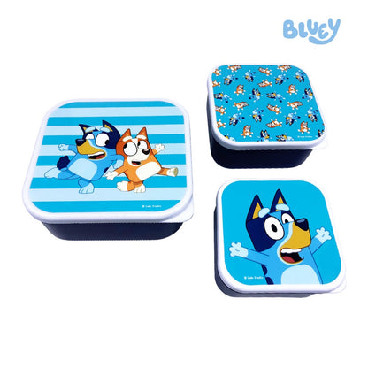 Totsafe Bluey 3-piece Snack Box Set