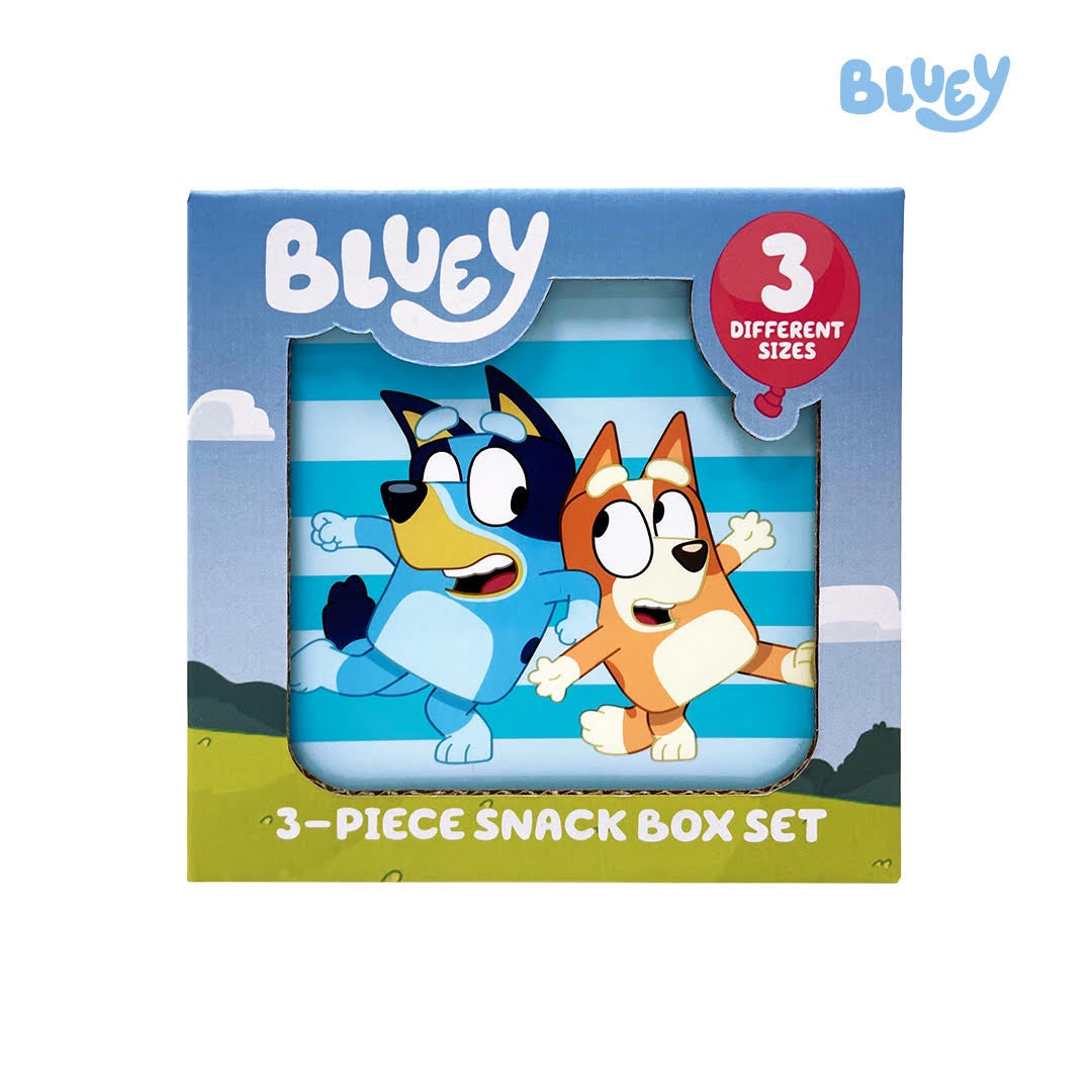 Totsafe Bluey 3-piece Snack Box Set