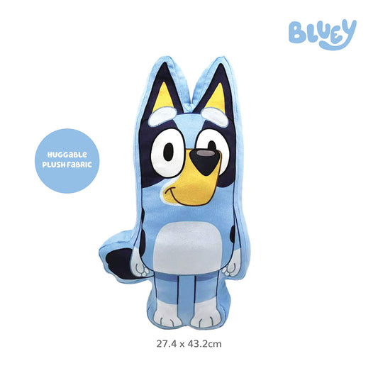 Totsafe Bluey and Bingo Plush Pillow Collection - Bluey Shaped Pillow