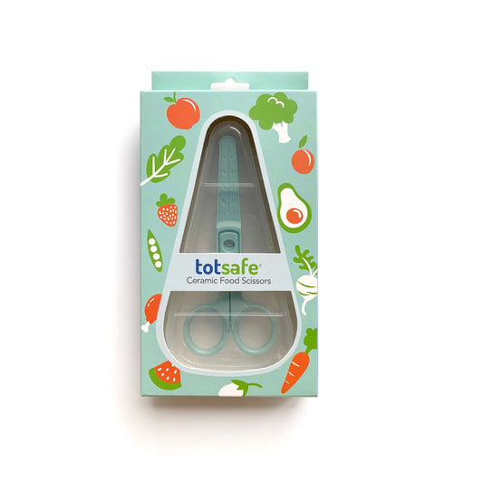 Totsafe Ceramic Food Scissors (New - Blue)