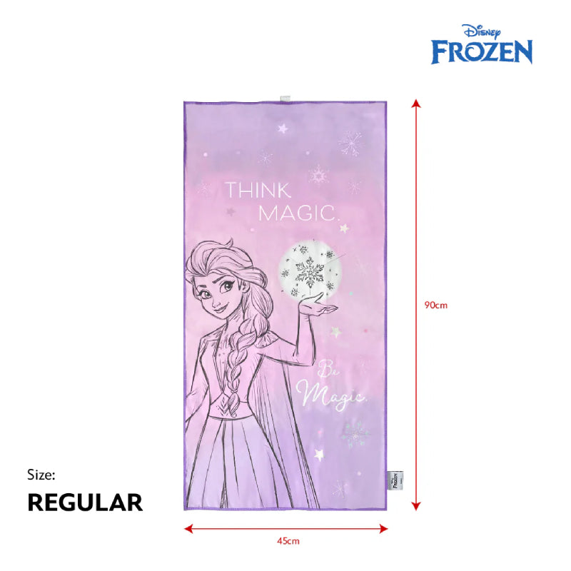 Totsafe Disney Marvel Quick Dry Microfiber Towels - Frozen Frosted Lights