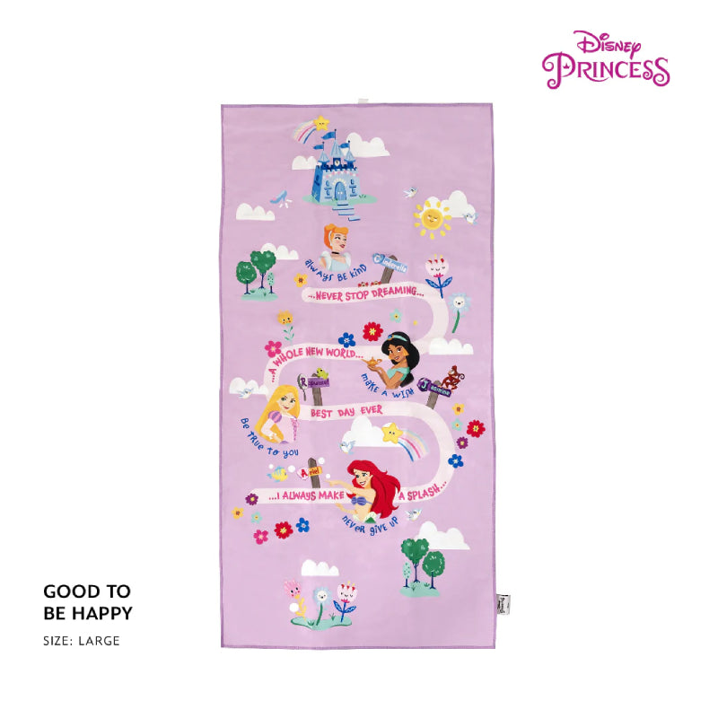 Totsafe Disney Marvel Quick Dry Microfiber Towels - Disney Princess More Than a Rainbow