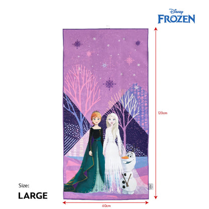 Totsafe Disney Marvel Quick Dry Microfiber Towels - Frozen Scandinavian Storybook