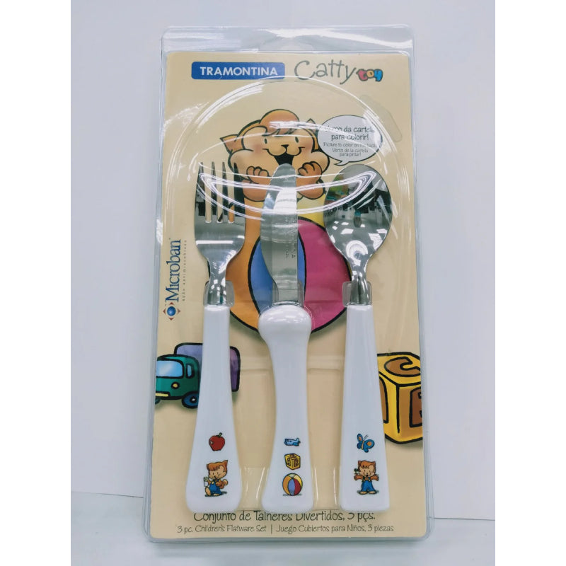 Tramontina Catty 3Pc Cutlery Set