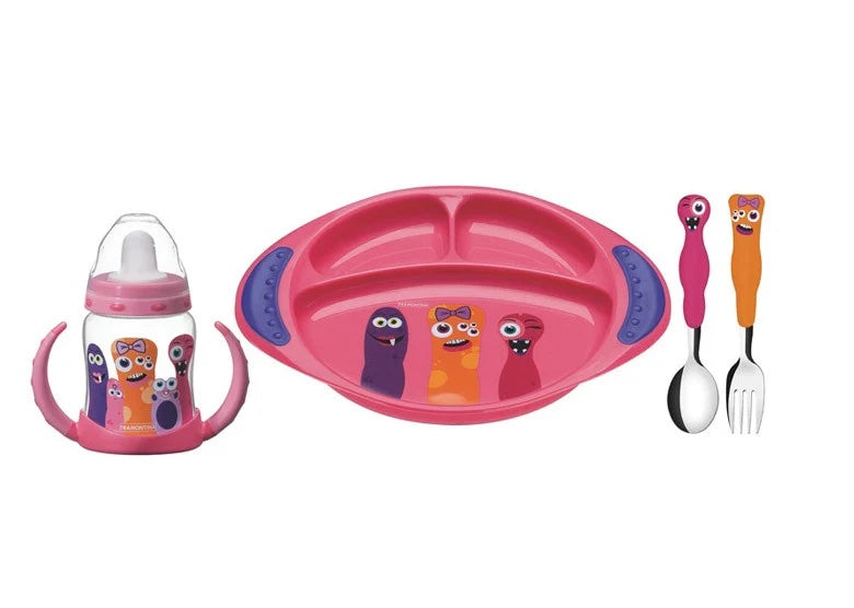 Tramontina Monster Kids 4pc Cutlery Set