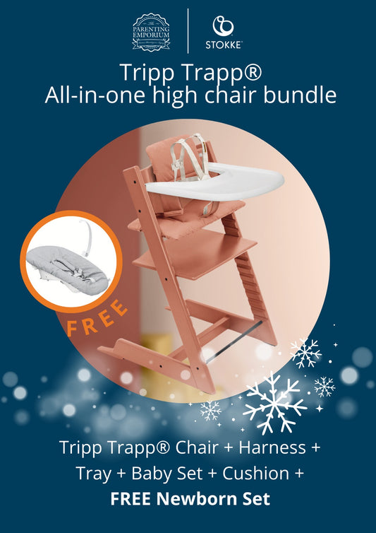 Stokke Tripp Trapp All-in-One High Chair Bundle (Beechwood)