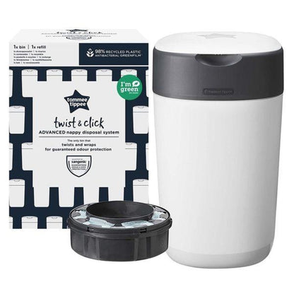 Tommee Tippee Twist and Click Advanced Nappy Disposal Tub