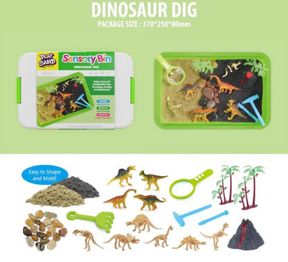 The Kiddie Concept Play Sand Sensory Bin