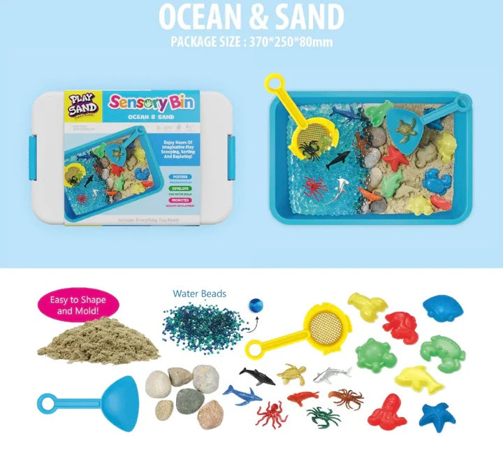 The Kiddie Concept Play Sand Sensory Bin