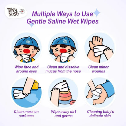 Tiny Nose Saline Wipes