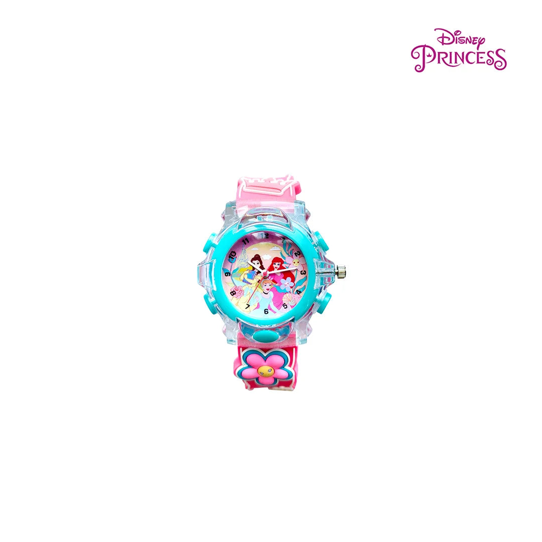 Totsafe Disney Kids Analog Light-Up Watch with Embossed Silicone Strap