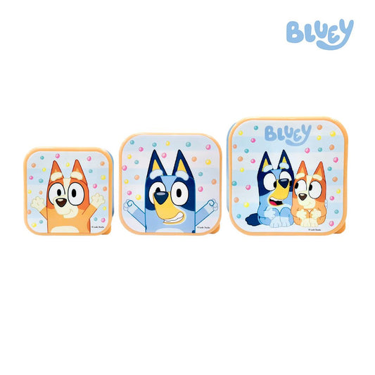 Totsafe Bluey & Bingo 3-Piece Snack Box