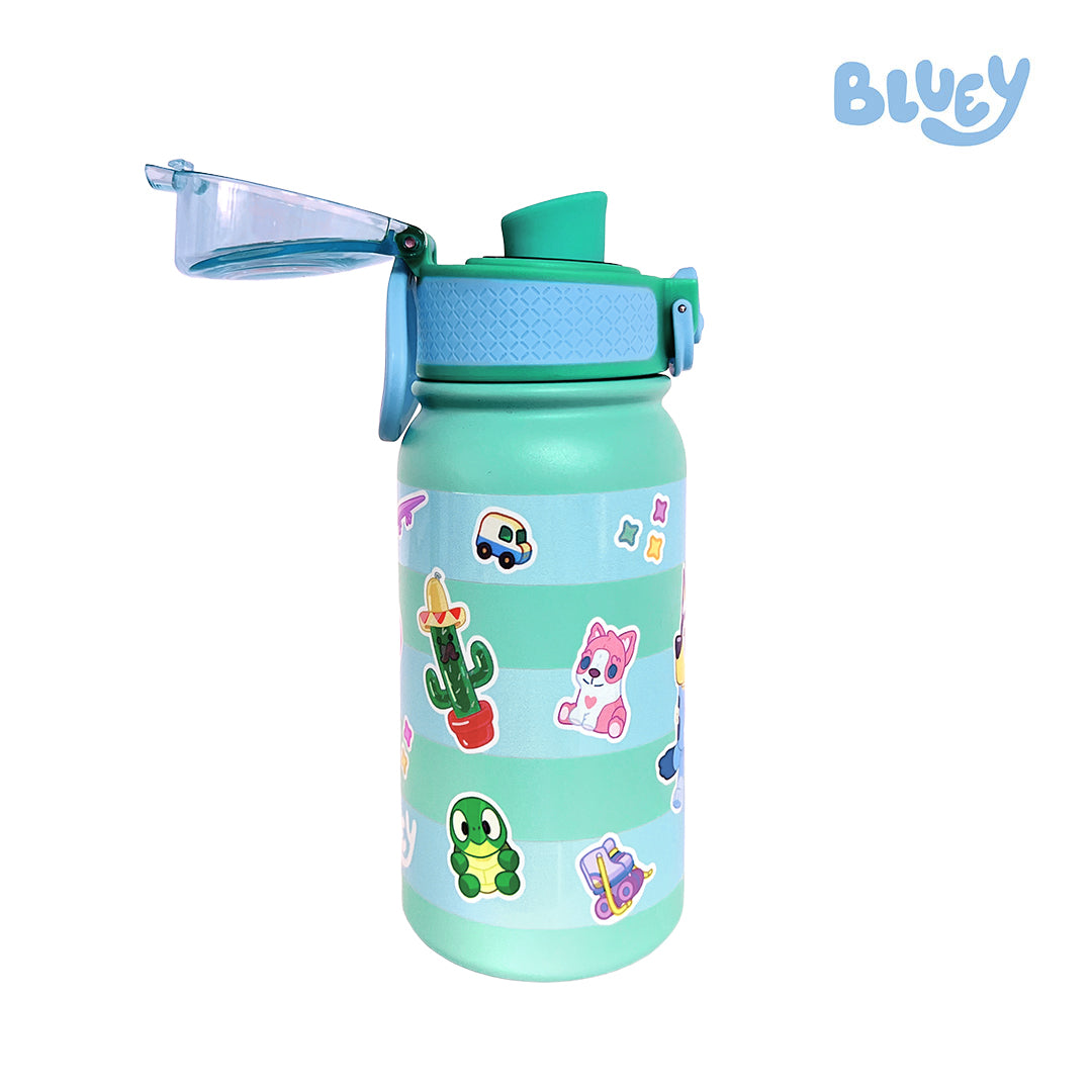 Totsafe Bluey Sticker Collage Pop-up Spout Insulated Bottle 400mL