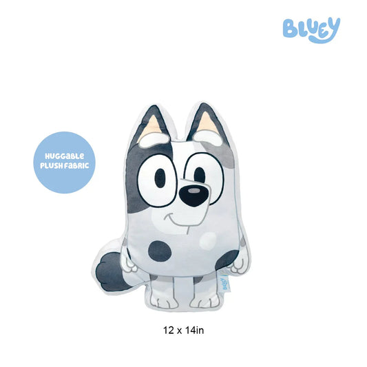 Totsafe Bluey and Bingo Plush Pillow Collection - Muffin Shaped Plush Pillow