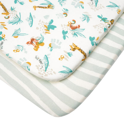 Tutti Bambini Bedside Crib Fitted Sheets (2-pack)