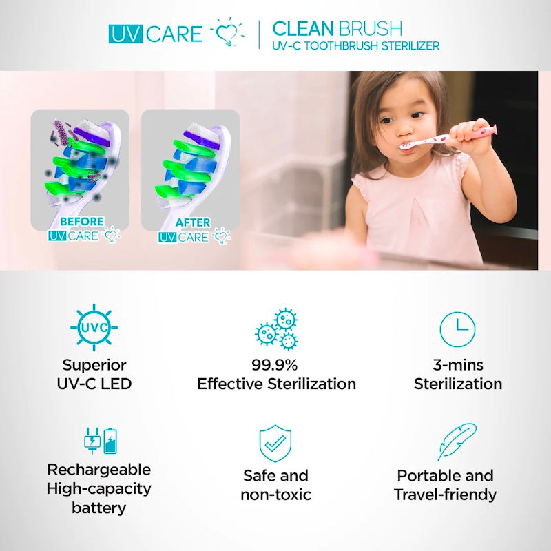 UV Care Clean Brush UVC Tooth Brush Sterilizer