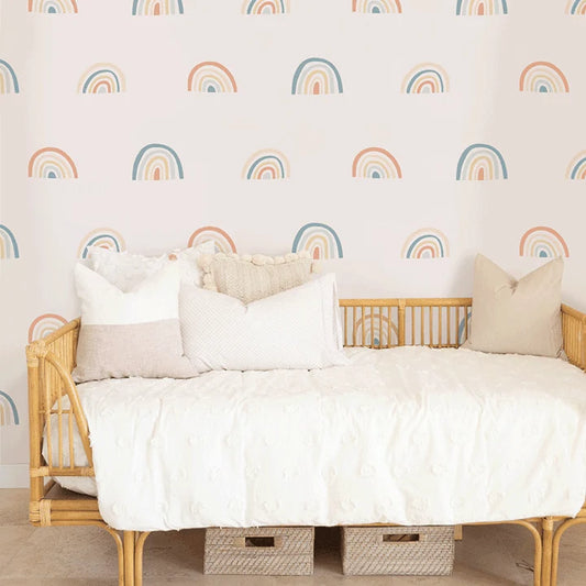 Urban Walls Pastel Rainbows Decals