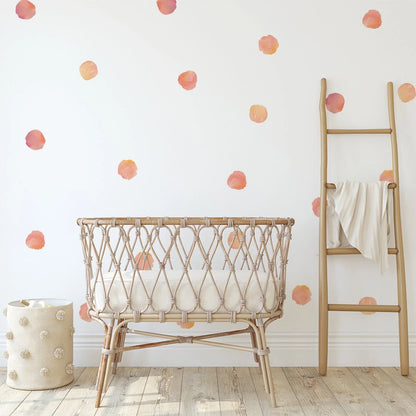 Urban Walls Watercolor Dots Decal