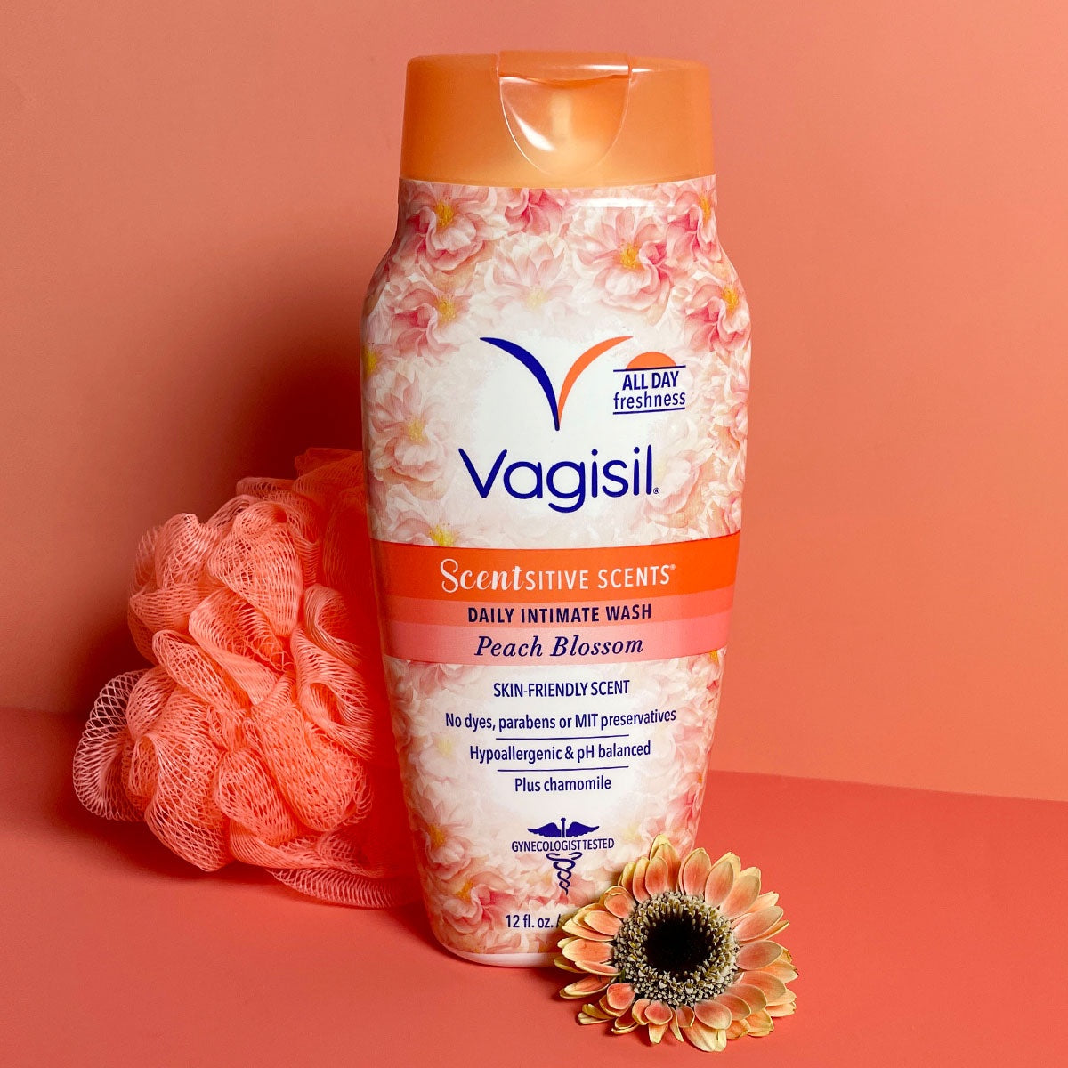 Vagisil Peach Blossom Scentsitive Scents Feminish Wash