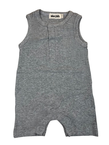 Wee Oats Churros Sleeveless Onesie Shorts