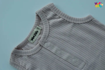 Wee Oats Churros Sleeveless Onesie Shorts