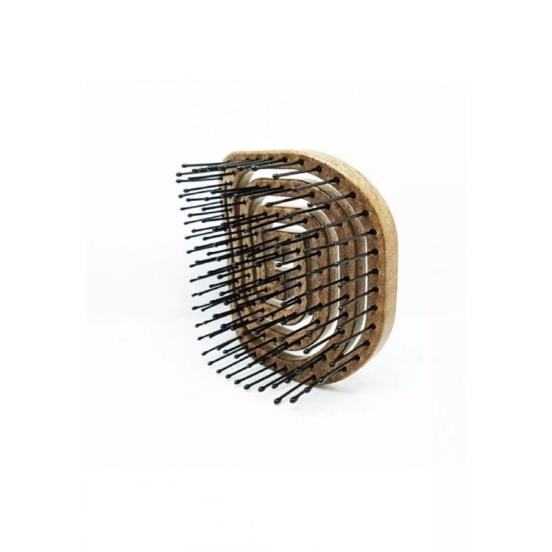 Yao Portable Brush Wooden Texture (Easy to carry/For all hair lengths)