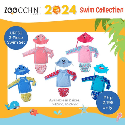 Zoocchini UPF50 3-Piece Swim Set