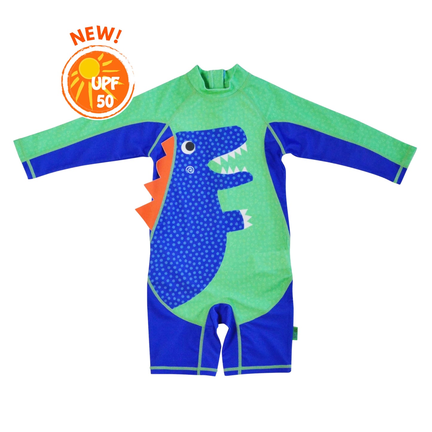 Zoocchini UPF50 Rashguard Swimsuit - Devin the Dinosaur