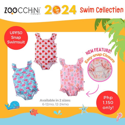Zoocchini UPF50 Snap Swimsuit
