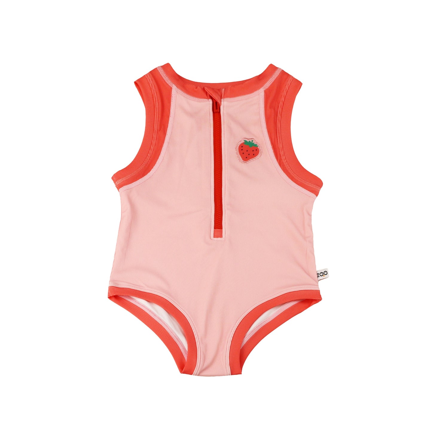 Zoocchini Girls Sleeveless One Piece Solid Swimsuit (For Pre-Order)