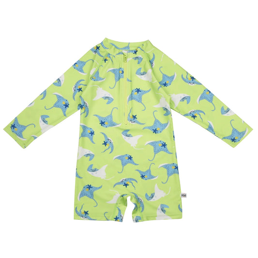 Zoocchini Rashguard One Piece Printed Swimsuit