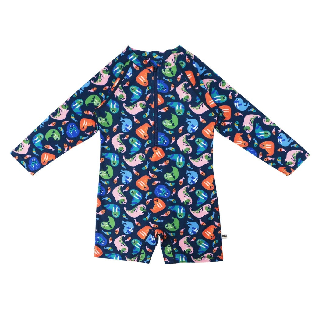 Zoocchini Rashguard One Piece Printed Swimsuit (For Pre-Order)