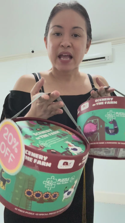 Little Fat Hugs Scenery of the Farm Puzzle