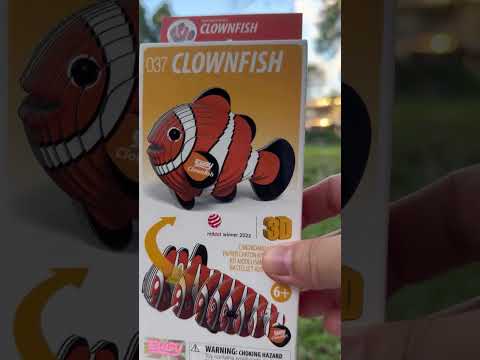 Eugy 3D Cardboard Model Kit - Red Panda