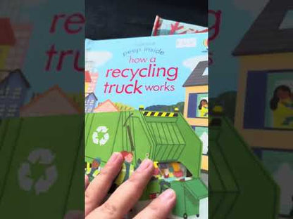 Little Fat Hugs Usborne Peep Inside How a Recycling Truck Works