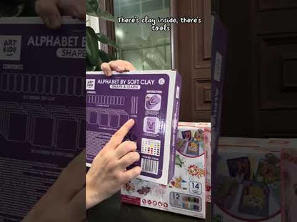 ArtKids Air Dry Soft Clay Activity Cards Style Shape and Learn