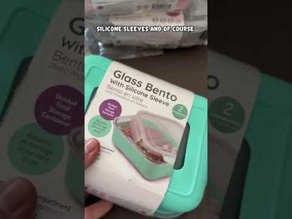 Melii Glass Bento with Silicone Sleeve