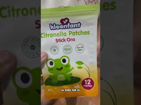 Kleenfant Buzz Away Citronella Stick-On Patches 12s