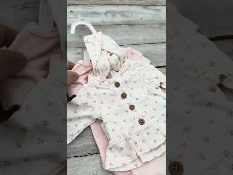 Carter's Preemie Baby Clothes - 2-Piece Sleepers Set (Floral/Dragonfly)
