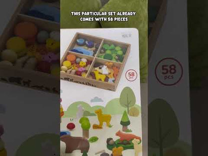 PolarB Viga Forest Tales Blocks 58pcs