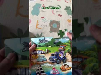 Pierre's Farm Magnetic Puzzle and Matching Book
