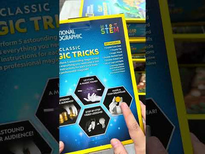 National Geographic Magic Set (2 Coin Tricks + 20 Card Tricks)