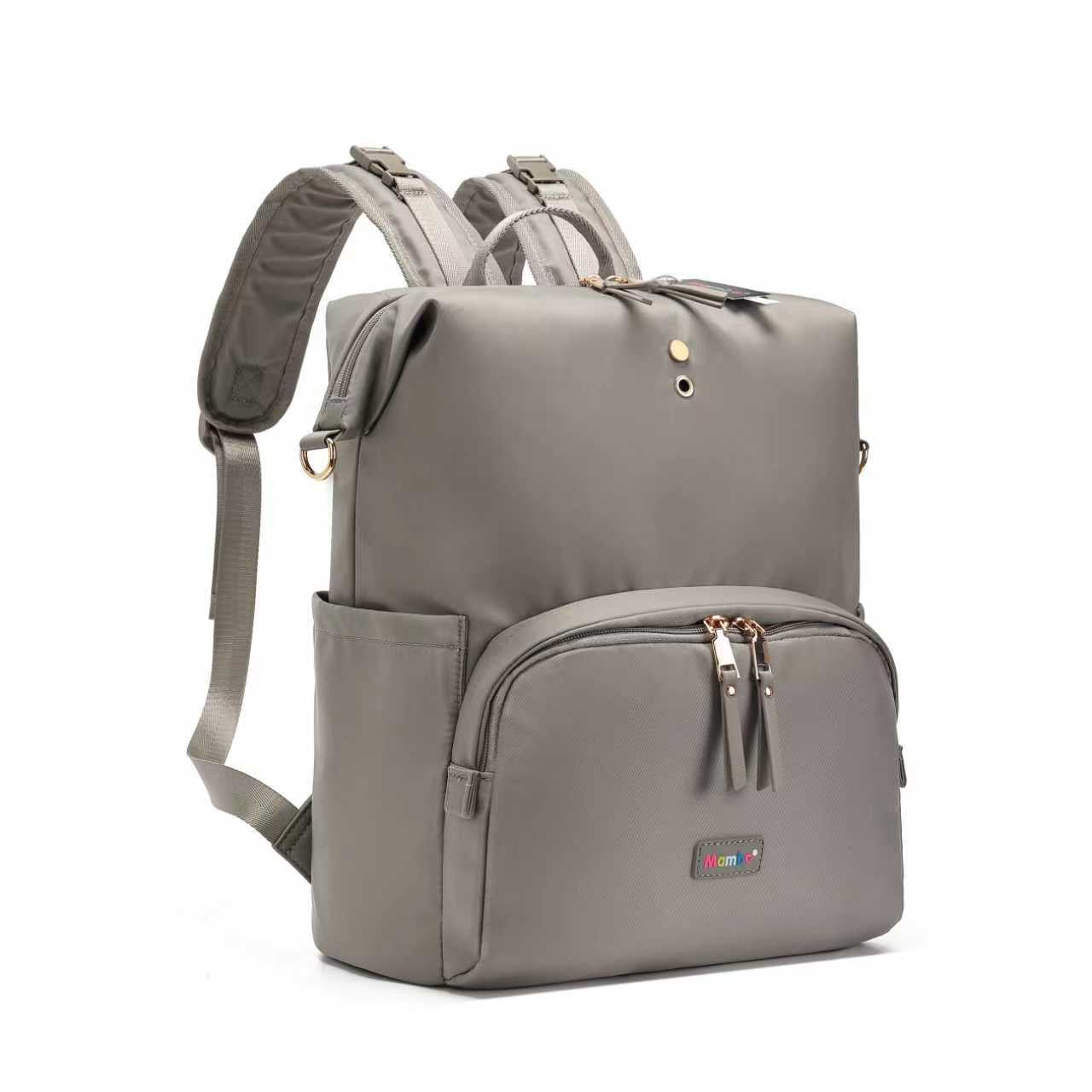 Mambo Nylon Waterproof Multipocket Diaper Bag
