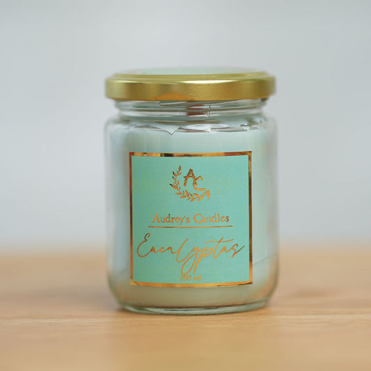 Audrey's Candles Scented Candle - Eucalyptus